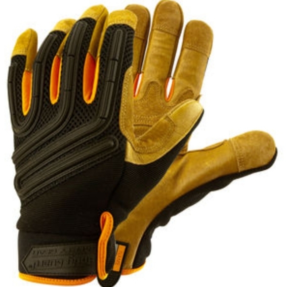 NWT L Extreme Rancher Series 310 Black Body Guard® Glove Pair - Picture 1 of 4